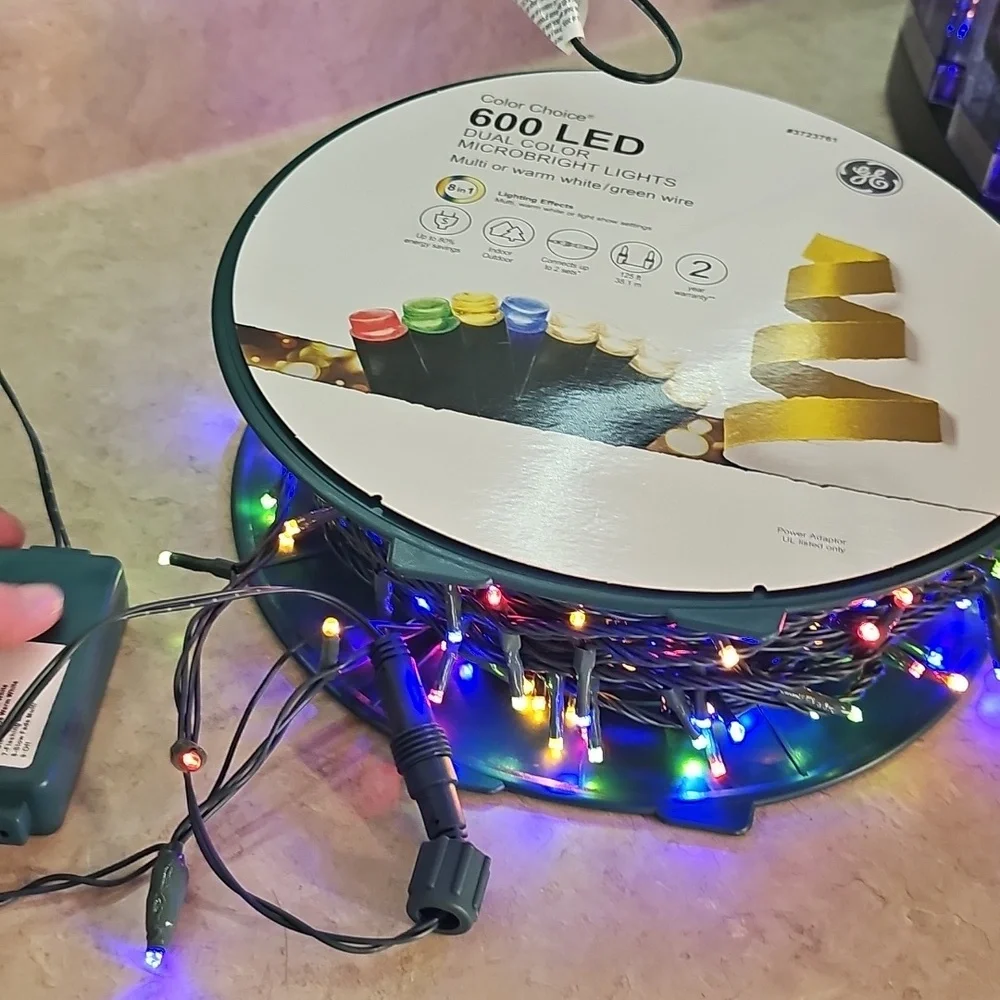 Set Of 3 GE Color Choice 600 LED Dual Color Lights